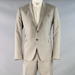 PAUL SMITH Size 46 The Kensington Regular Grey Wool Slim Fit Notch Lapel Suit